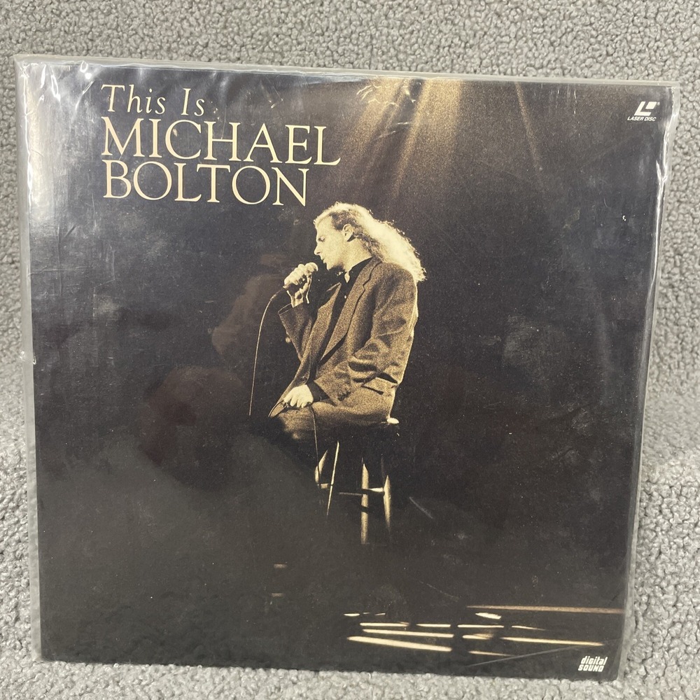 THIS IS‎ MICHAEL BOLTON Laserdisc LD Love Is a Wonderful Thing Soul Providers